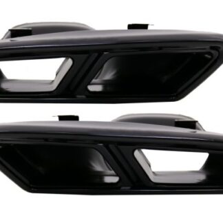 Απολήξεις Εξάτμισης Μπούκες για Mercedes S-Class W222 E-Class W212 Facelift CLS W218 SL-Class R231 E63 S65 Design Black Exclusive Editon