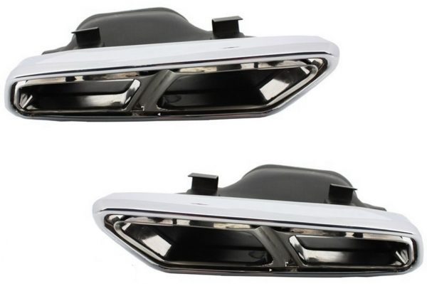 Απολήξεις Εξάτμισης Μπούκες για Mercedes S-Class W222 E-Class W212 S212 Facelift CLS W218 SL-Class R231 E65 S65 SL65 Design - Image 2