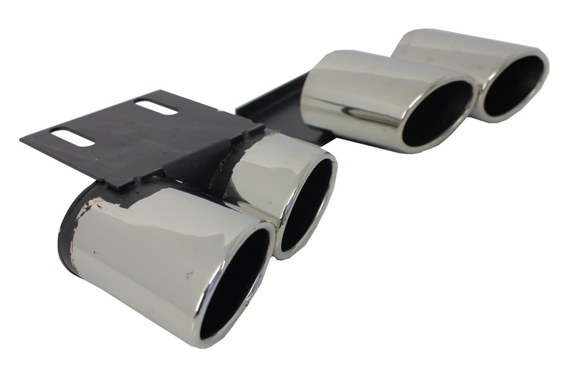 Απολήξεις Εξάτμισης Μπούκες Tail Pipes για Audi A3 8V Sedan Sportback Coupe (2012-2017) S3 Quad Design - Image 2