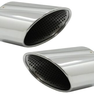 Απολήξεις Εξάτμισης Μπούκες Tail Pipes για Audi A4 B9 (2016-2019) A5 F5 (2017-2019) Chrome