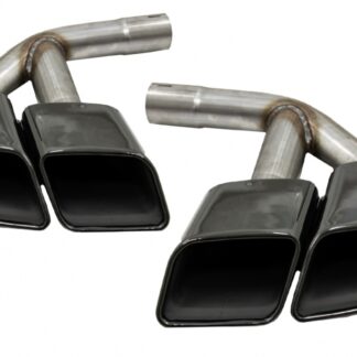 Απολήξεις Εξάτμισης Μπούκες Tail Pipes για Audi Q7 4M (2015-2019) SQ7 Design Black μόνο μόνο 3.0 Petrol/Gasoline
