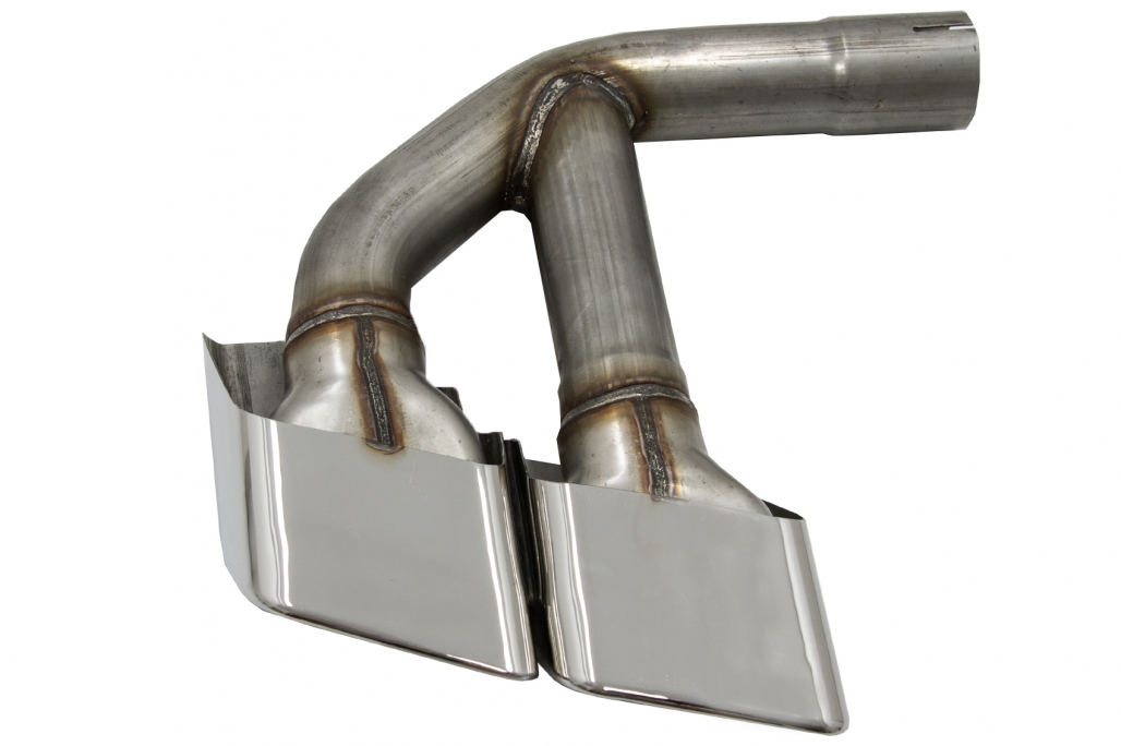 Απολήξεις Εξάτμισης Μπούκες Tail Pipes για Audi Q7 4M (2015-2019) SQ7 Design Chrome μόνο 3.0 Petrol/Gasoline - Image 3
