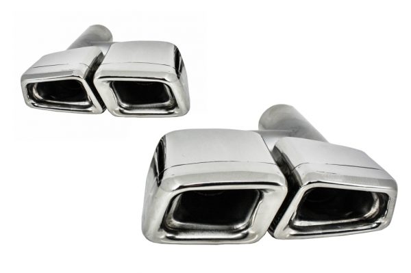 Απολήξεις Εξάτμισης Μπούκες Tail Pipes για Mercedes S63 E63 W221 W164 W166 W212 W218 S-class E-class CLS ML - Image 2
