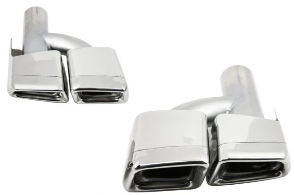 Απολήξεις Εξάτμισης Μπούκες Tail Pipes για Mercedes S63 E63 W221 W164 W166 W212 W218 S-class E-class CLS ML