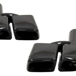 Απολήξεις Εξάτμισης Μπούκες Tail Pipes για Mercedes W221 W164 W166 W212 W218 S-class E-class CLS ML S63 E63 Black Edition