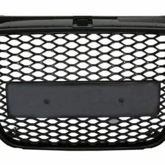 Badgeless Μπροστινή Μάσκα για AUDI A1 8X (2010-2014) RS1 Design Piano Black