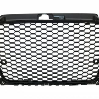 Badgeless Μπροστινή Μάσκα για AUDI A3 8V (2012-2016) RS3 Design Piano Black