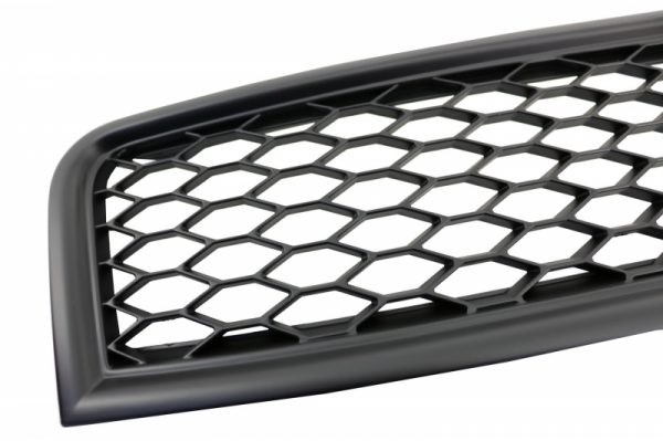 Badgeless Μπροστινή Μάσκα για AUDI A4 B6 Sedan Avant 8E/8H (2001-2004) RS Design Matte Black - Image 3