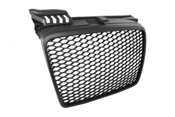 Badgeless Μπροστινή Μάσκα για Audi A4 B7 (2004-2008) RS4 Matte Black - Image 2