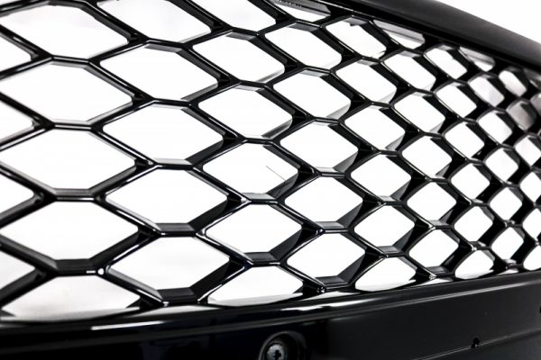 Badgeless Μπροστινή Μάσκα για AUDI A4 B8 (2008-2011) RS4 Design Piano Black - Image 3