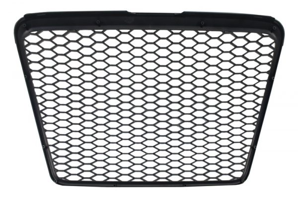 Badgeless Μπροστινή Μάσκα για AUDI A6 4F 4F2 C6 (2004-2011) RS Design Piano Black - Image 3
