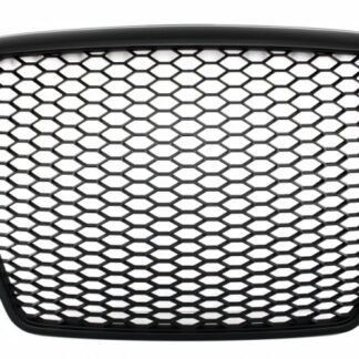 Badgeless Μπροστινή Μάσκα για AUDI A6 4F2 4F C6 (2004-2011) RS Design Matte Black