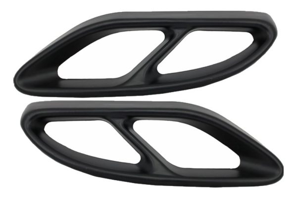 Black Μπούκες Καπάκια για Mercedes C-Class W205 S65 E65 GLE W166 X166 GLC W253 Sport Design