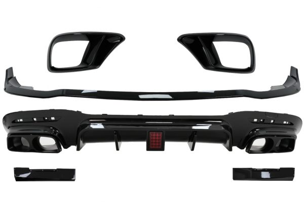 Body Kit Lip Spoiler & Πίσω Διαχύτης για Mercedes S-Class W222 Facelift S65 S63 (07.2017-08.2020) Sedan