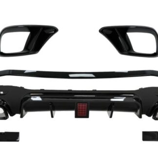 Body Kit Lip Spoiler & Πίσω Διαχύτης για Mercedes S-Class W222 Facelift S65 S63 (07.2017-08.2020) Sedan
