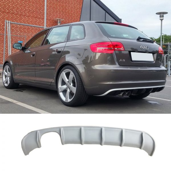 Diffuser Διαχύτης Προφυλακτήρα RS3 για Audi A3 8P 2008-2012