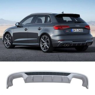 Diffuser Διαχύτης Προφυλακτήρα S3 Look για Audi A3 8V 2016-2019