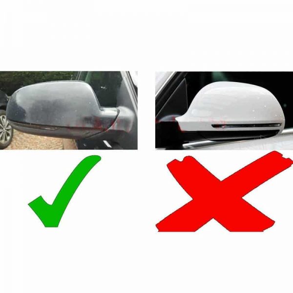 Καπάκια Καθρεπτών Matte Chrome για AUDI A3 A4 A5 S3 S4 S5 2010+ - Image 4
