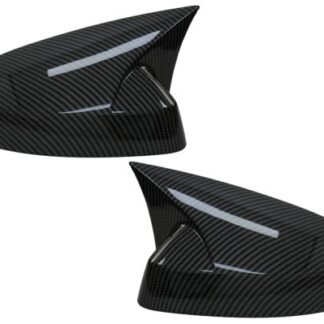 Καπάκια Καθρεπτών για Audi A3 8V RS3 Cabriolet Limousine Sportback (2012-2019) Bat Look Carbon