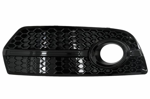 Καπάκια Προβολέων Ομίχλης Side Grilles για Audi Q5 SUV 8R (2008-2011) RS Design Piano Black - Image 2