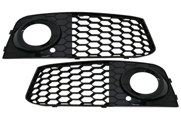 Καπάκια Προβολών για Audi A4 B8 8K (2007-2011) RS4 Look GLOSSY Black Edition