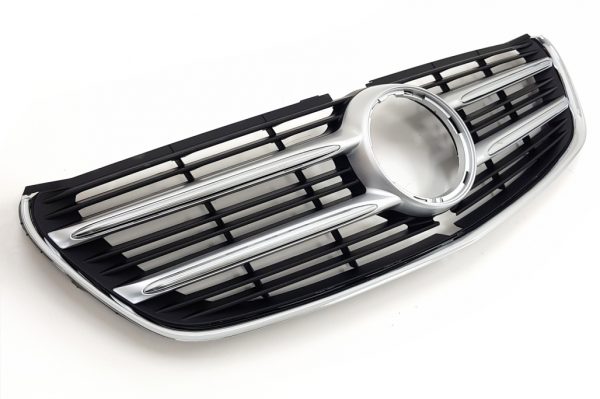 Κεντρική Μάσκα για Mercedes V-Class W447 (2014-03.2019) Black Chrome - Image 2