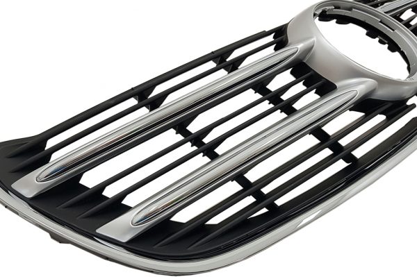 Κεντρική Μάσκα για Mercedes V-Class W447 (2014-03.2019) Black Chrome - Image 3