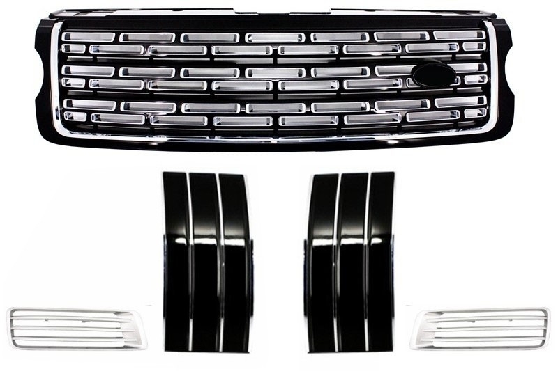 Κεντρική Μάσκα Αεραγωγοί πλαϊνοί και Air Ducts Assembly για Range Rover Vogue IV L405 (2013-2017) Autobiography Design Black Edition