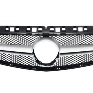 Κεντρική Μάσκα για MERCEDES Benz A-Class W176 (2012-2015) A45 A-Design Silver