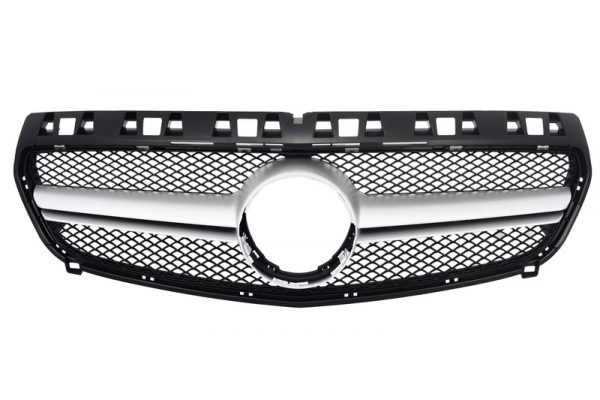 Κεντρική Μάσκα για MERCEDES Benz A-Class W176 (2012-2015) A45 A-Design Silver