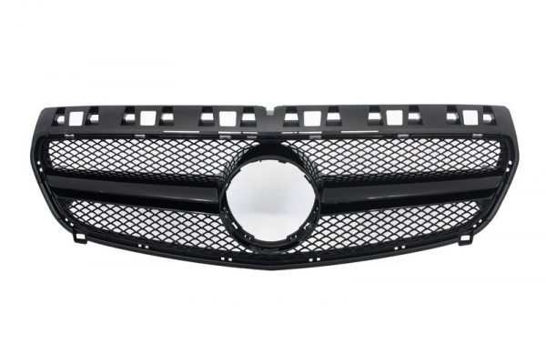 Κεντρική Μάσκα για Mercedes Benz A-Class W176 (2012-2015) A45 Design Black
