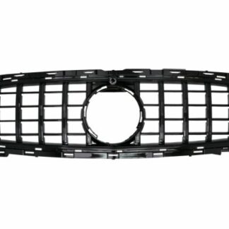 Κεντρική Μάσκα για Mercedes E-Class Facelift W213 S213 C238 A238 Sport Line (2020-Up) GT-R Panamericana Design Black