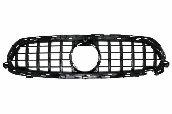 Κεντρική Μάσκα για Mercedes E-Class Facelift W213 S213 C238 A238 Sport Line (2020-Up) GT-R Panamericana Design Black