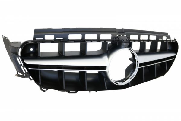 Κεντρική Μάσκα για Mercedes E-Class W213 S213 C238 A238 (2016+) Chrome Black E63 Design - Image 2