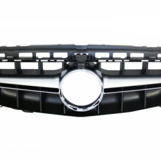 Κεντρική Μάσκα για Mercedes E-Class W213 S213 C238 A238 (2016+) Chrome Black E63 Design