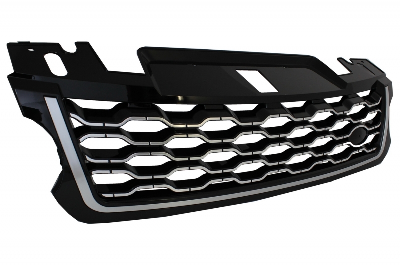 Κεντρική Μάσκα για Range Rover Sport L494 (2013-2017) Black Silver Facelift 2018+ Design - Image 2