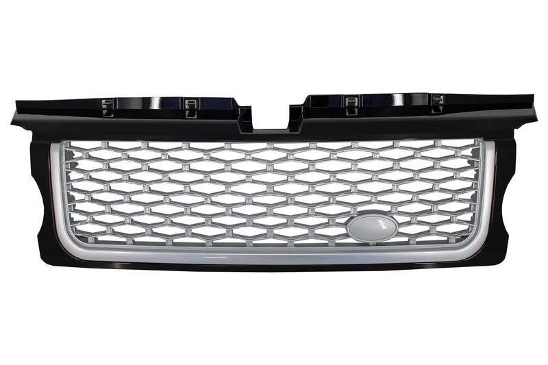 Κεντρική Μάσκα και Αεραγωγοί πλαϊνοί Assembly για Land Range Rover Sport L320 (2005-2008) Autobiography Look Black Silver Edition - Image 2