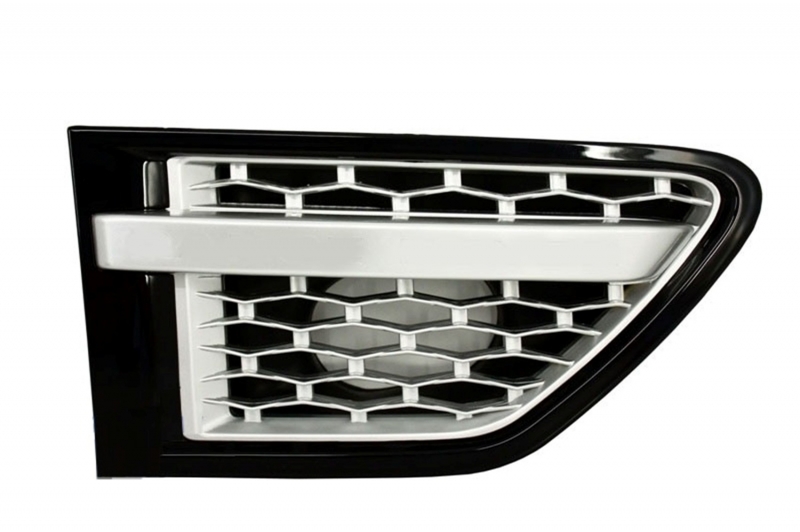 Κεντρική Μάσκα και Αεραγωγοί πλαϊνοί Assembly για Land Range Rover Sport L320 Facelift (2009-2013) Autobiography Look Black Silver Edition - Image 2