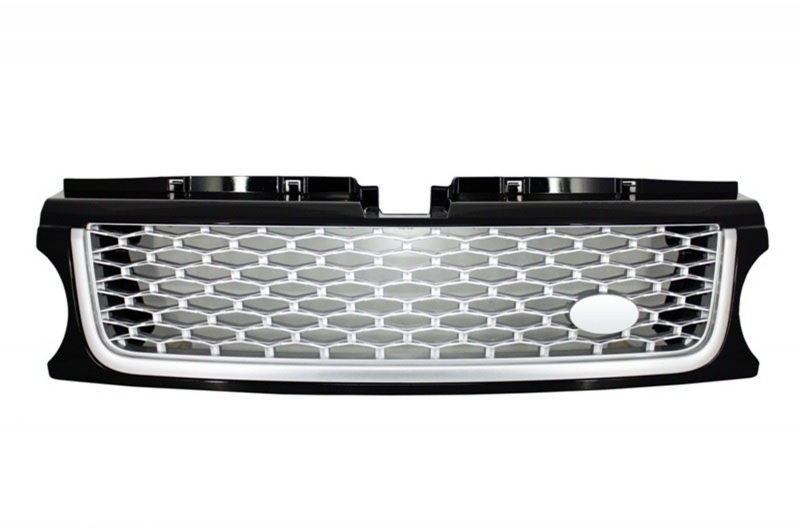 Κεντρική Μάσκα και Αεραγωγοί πλαϊνοί Assembly για Land Range Rover Sport L320 Facelift (2009-2013) Autobiography Look Black Silver Edition - Image 3