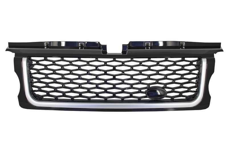 Μάσκα και Αεραγωγοί πλαϊνοί για Land Rover Range Rover Sport (2005-2008) L320 Autobiography Look Silver Black Edition - Image 2