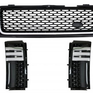 Κεντρική Μάσκα με Αεραγωγοί πλαϊνοί για Land Range Rover Vogue III L322 (2010-2012) All Black Autobiography Supercharged Edition