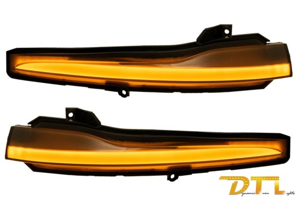 LED Φλας Καθρέπτη για Mercedes C-Class W205 (2014-2018) E-Class W213 (2016 -2018) S-Class W222 (2013-2017) Smoke