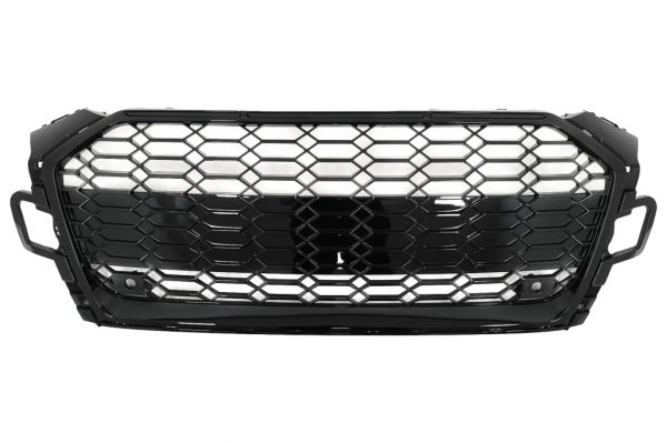 Μάσκα για Audi A5 F5 Facelift (2019-Up) Racing Look Piano Black - Image 2