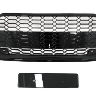Μάσκα για Audi A5 F5 Facelift (2019-Up) Racing Look Piano Black