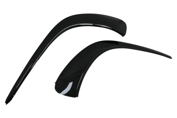 Μπροστά Προφυλακτήρας Flaps Side Fins Flics για Mercedes CLA C118 X118 Sport Line (2019-up) Piano Black - Image 3