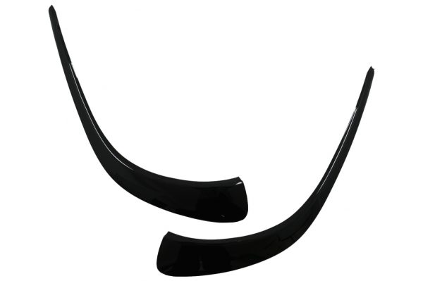 Μπροστά Προφυλακτήρας Flaps Side Fins Flics για Mercedes CLA C118 X118 Sport Line (2019-up) Piano Black
