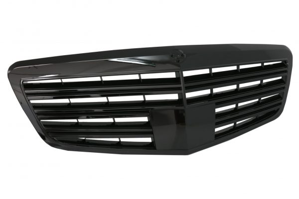 Μπροστινή Μάσκα για Mercedes S-Class W221 Facelift (2010-2013) S65 Design Piano Black - Image 2