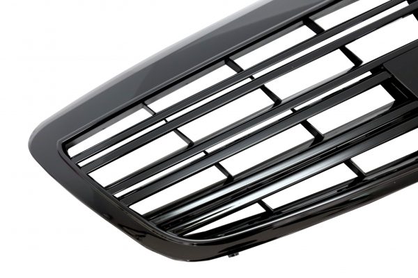 Μπροστινή Μάσκα για Mercedes S-Class W221 Facelift (2010-2013) S65 Design Piano Black - Image 3