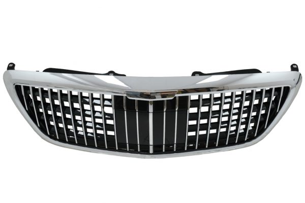 Μπροστινή Μάσκα για Mercedes S-Class W222 X222 (2014-2020) Vertical Design Chrome για Distronic - Image 2