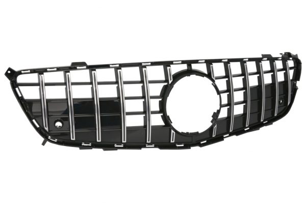 Μπροστινή Μάσκα για Mercedes SL-Class R231 (2012-2016) GT-R Panamericana Design Black Chrome - Image 2